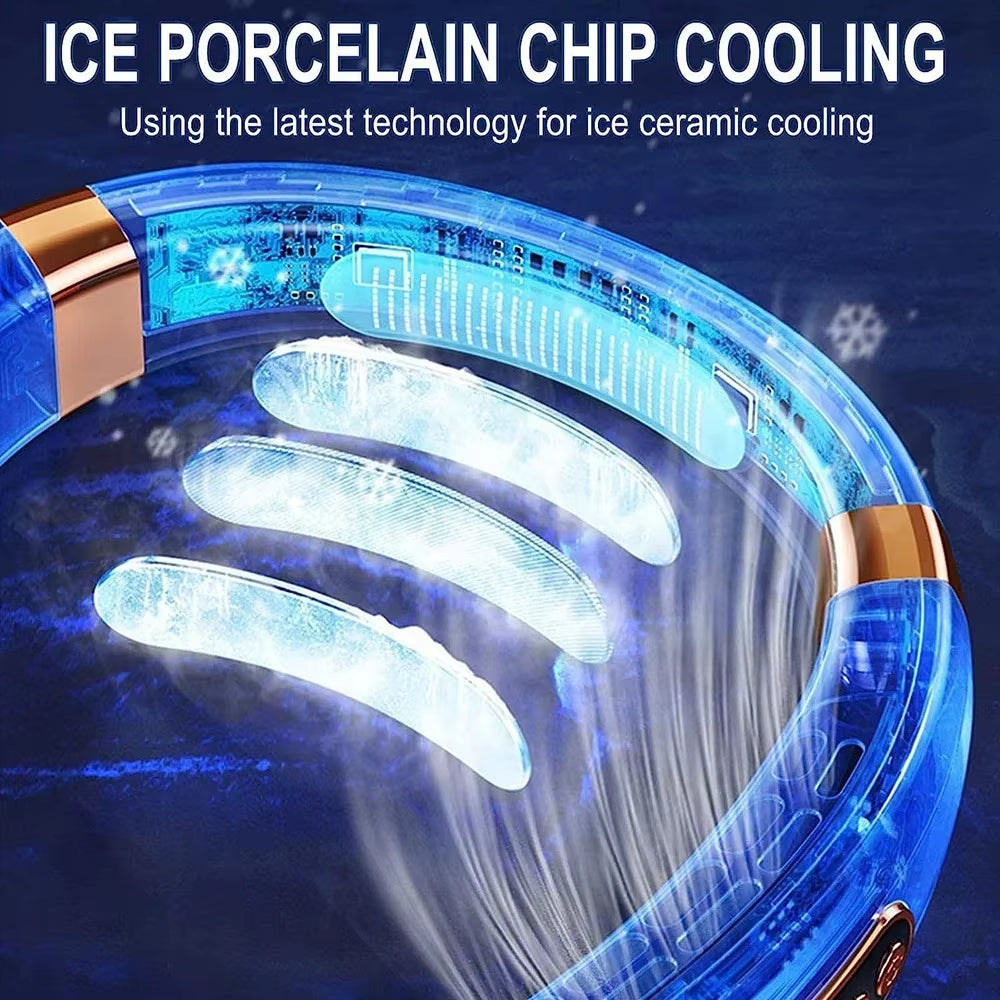 portable bladeless neck fan GOOD