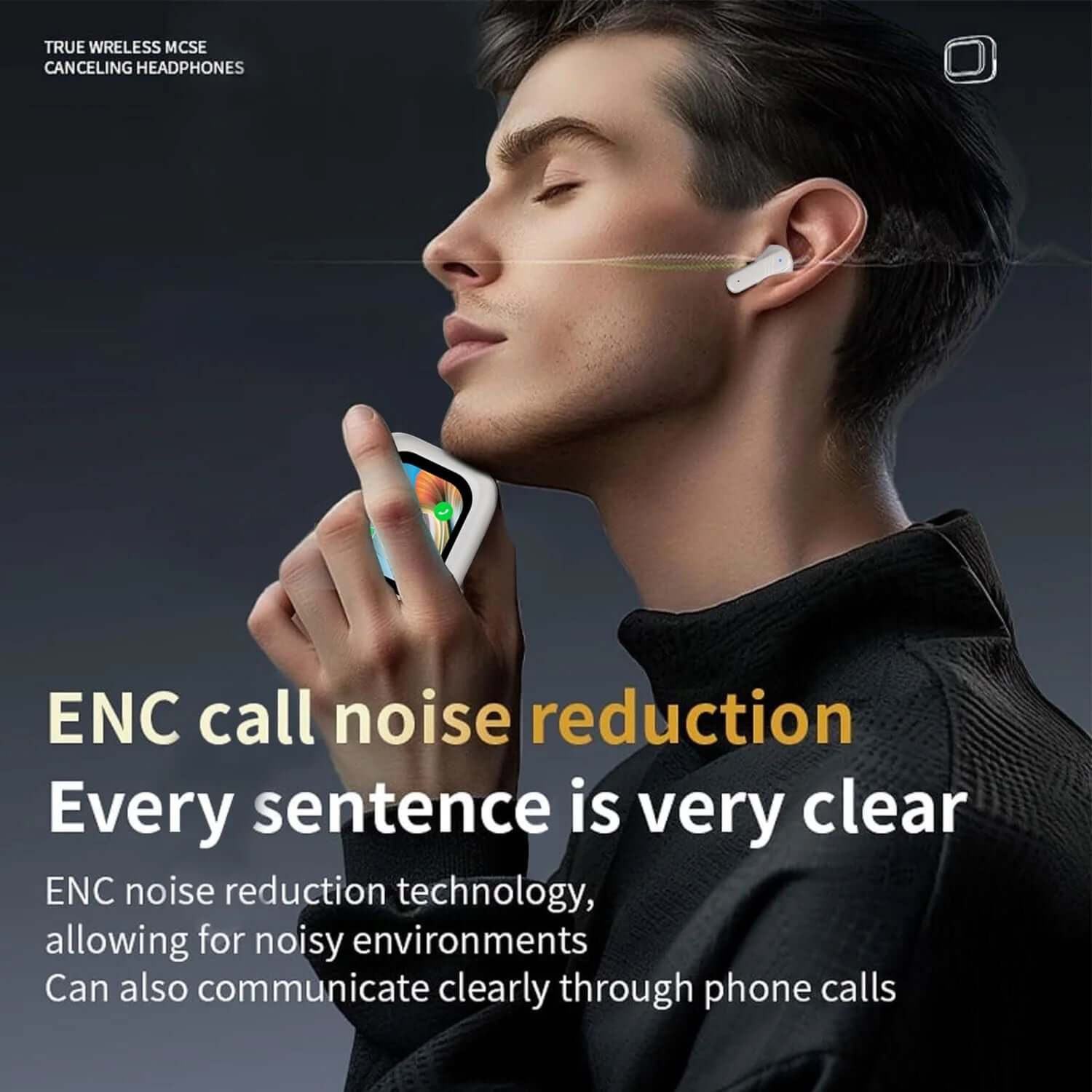 Wireless Earbuds with Active Noise Cancelling
