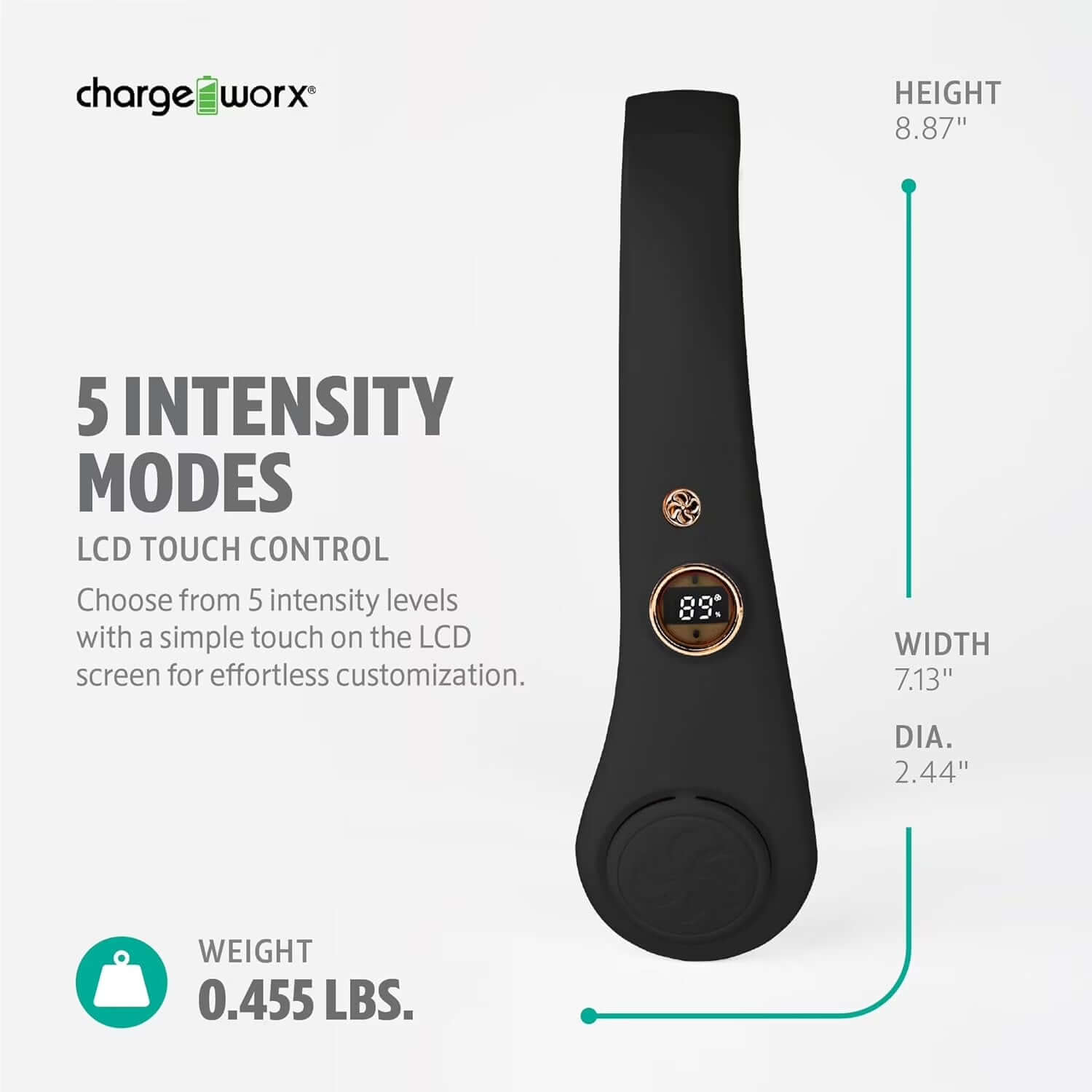 Portable Neck Fan - 4000mAh USB Rechargeable Design