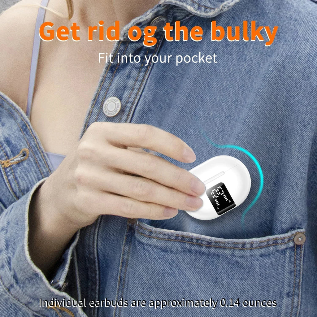 Bluetooth earbuds with charging case