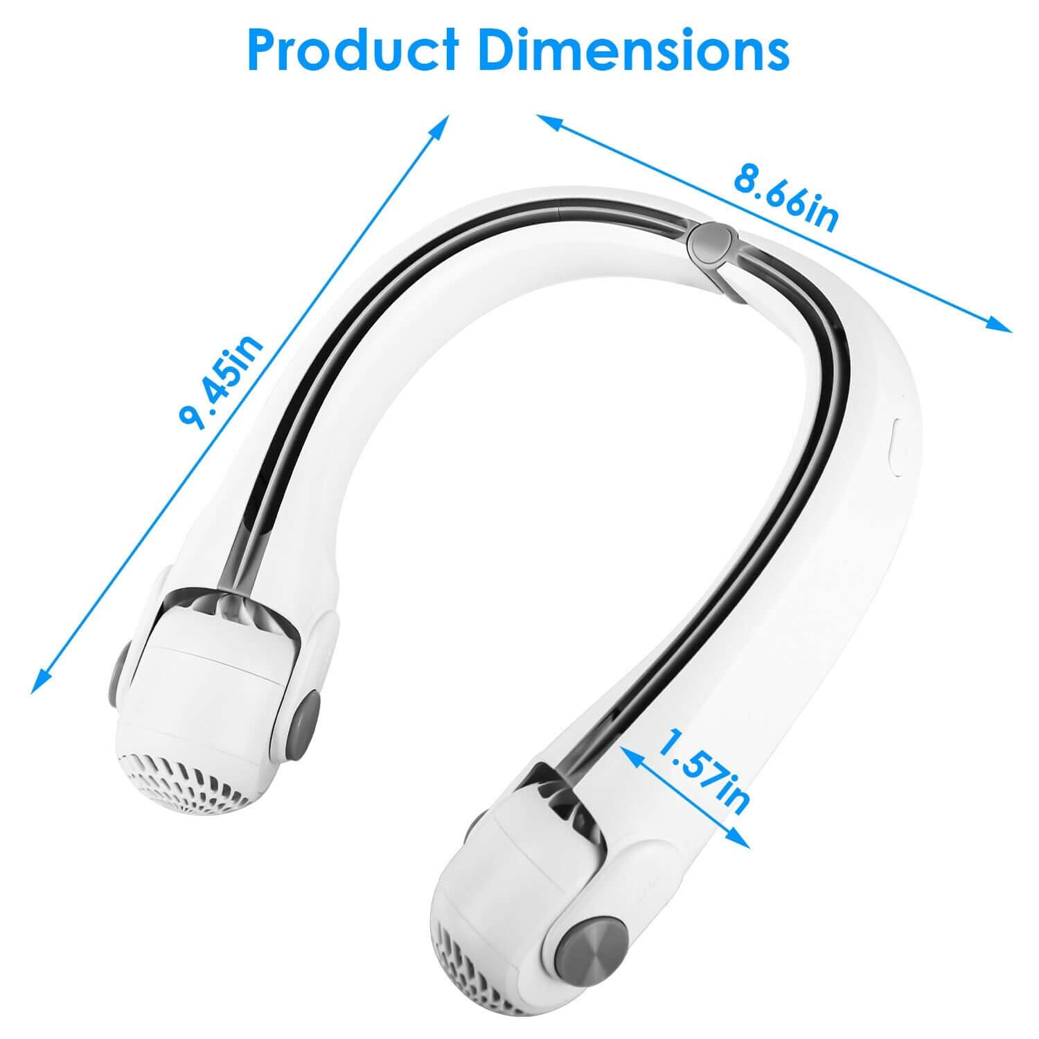 Portable Neck Fan Hands-Free with 360 Cooling