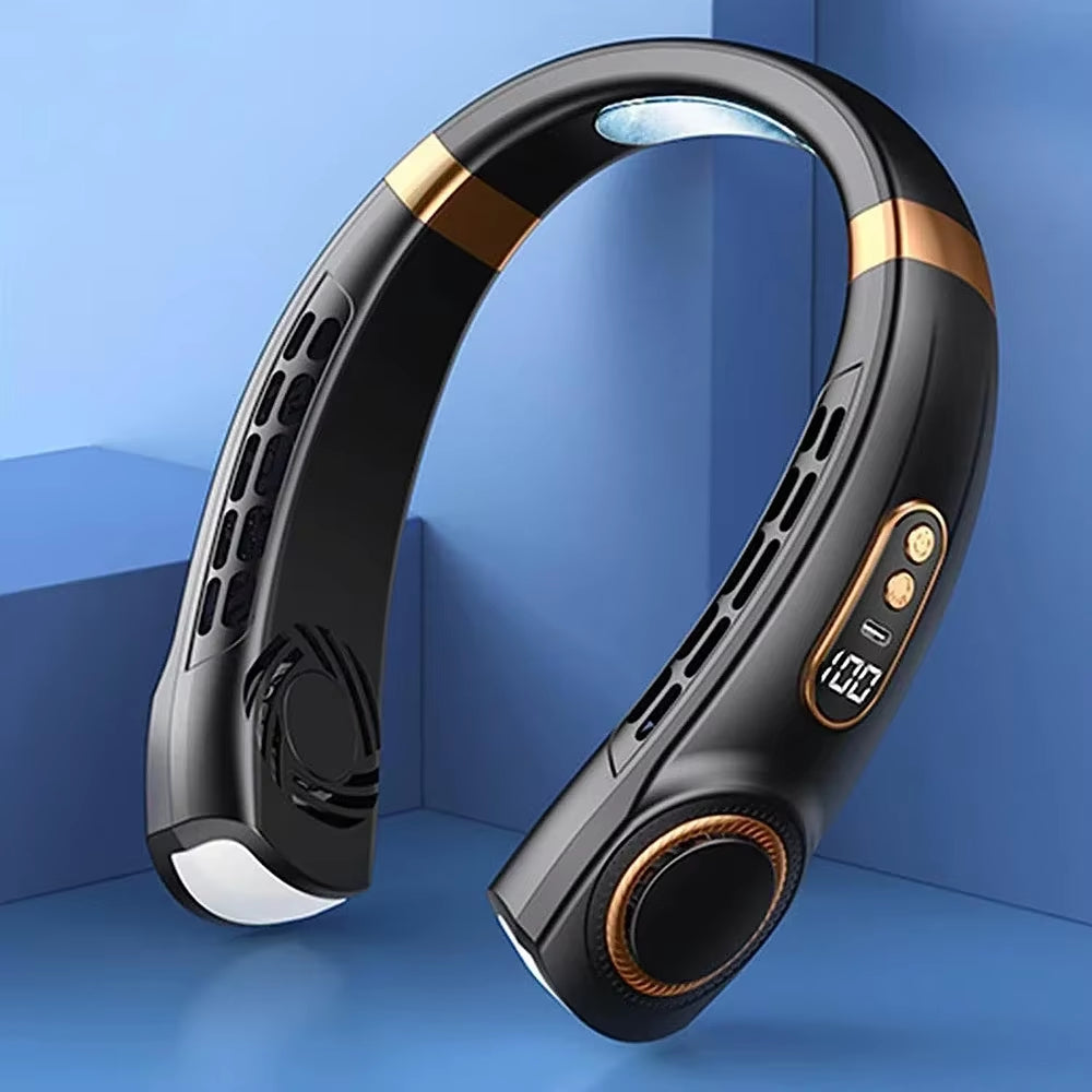 portable bladeless neck fan GOOD
