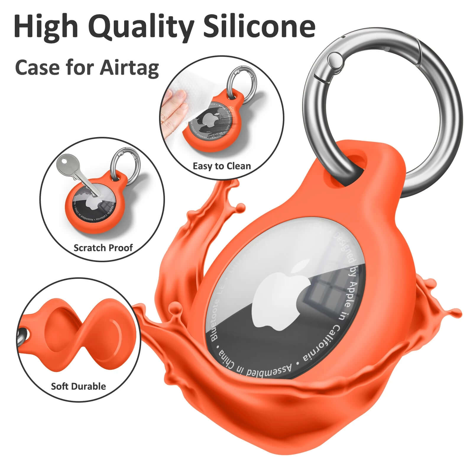 Apple AirTag Case – Protective Cover for Key, Bag & Luggage Tracker