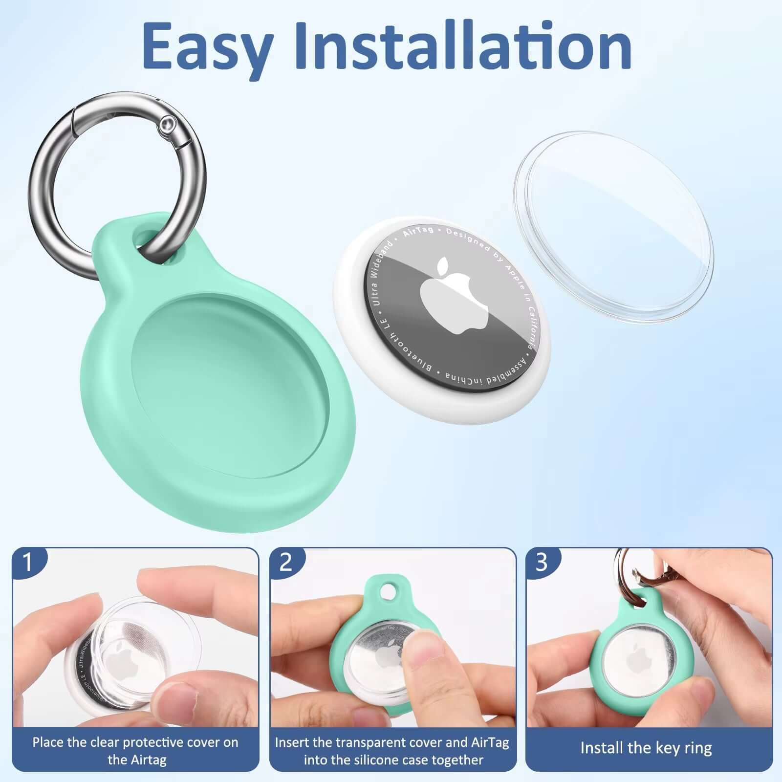 Apple AirTag Case – Protective Cover for Key, Bag & Luggage Tracker
