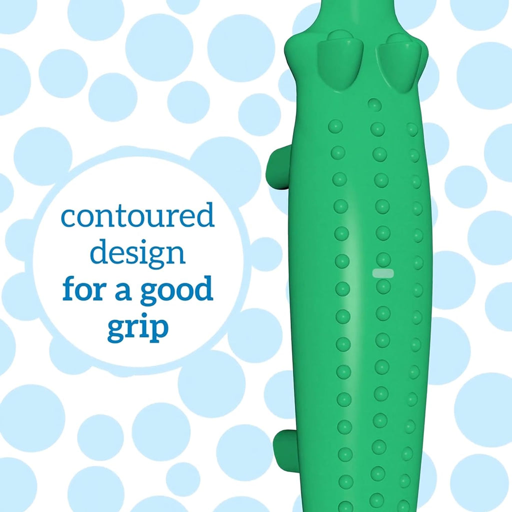 Baby Toothbrush - Crocodile, BPA Free, Age 1-4Y