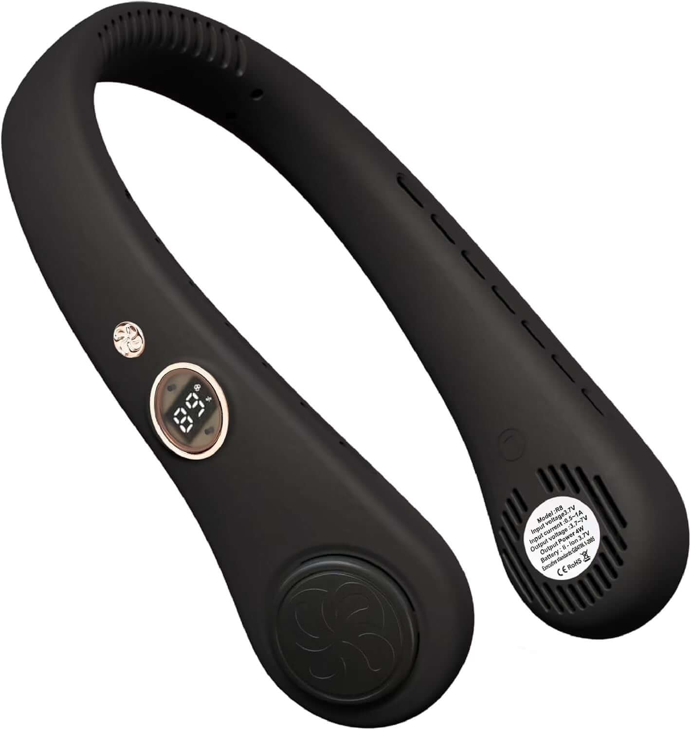 Portable Neck Fan - 4000mAh USB Rechargeable Design