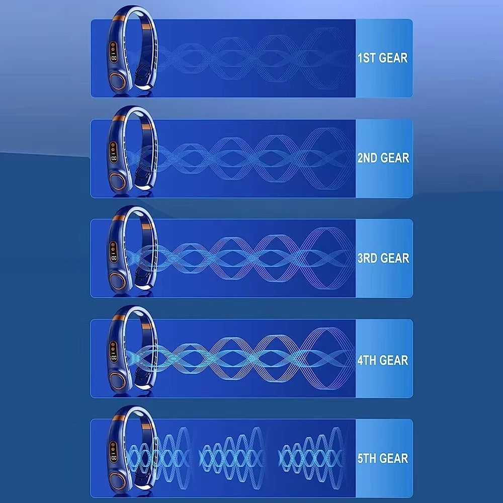 portable bladeless neck fan GOOD