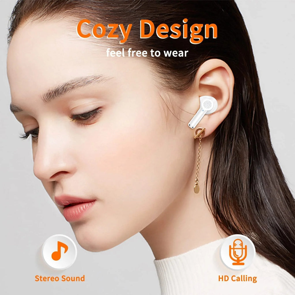 Bluetooth earbuds with charging case