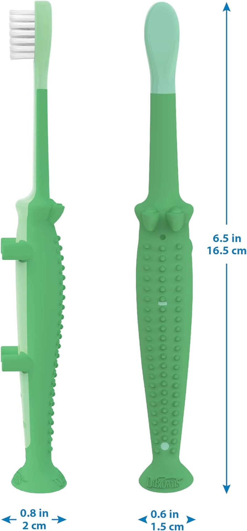 Baby Toothbrush - Crocodile, BPA Free, Age 1-4Y