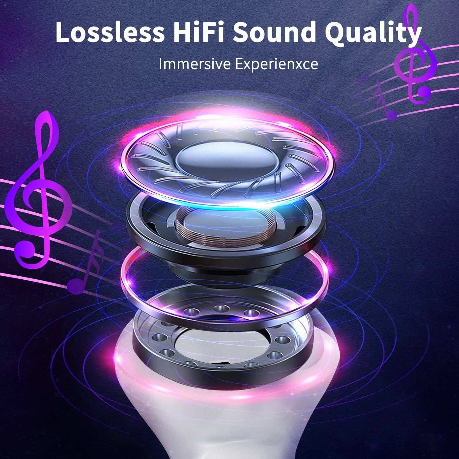 Bluetooth earbuds with charging case